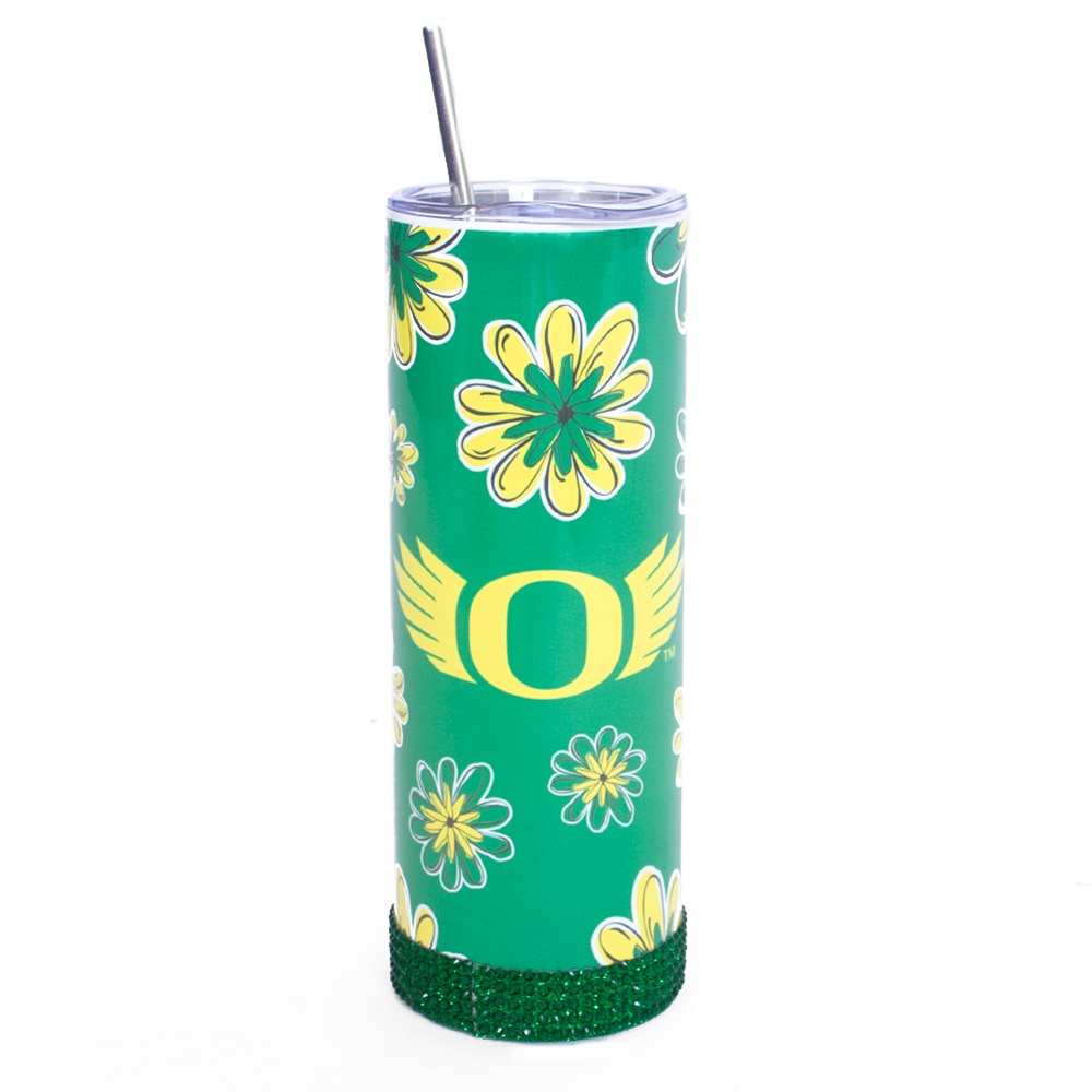 O Wings, Spirit Product, Green, Tumblers, Metal, Home & Auto, Madison, Rhinestone, Stainless Steel, 834183